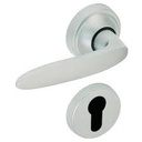 POIGNÉE ROSACE VACHETTE TWIST CHROME