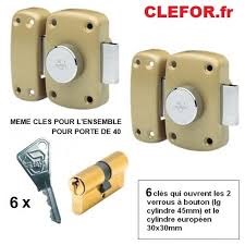 VERROU VACHETTE À PROFIL EUROPÉEN