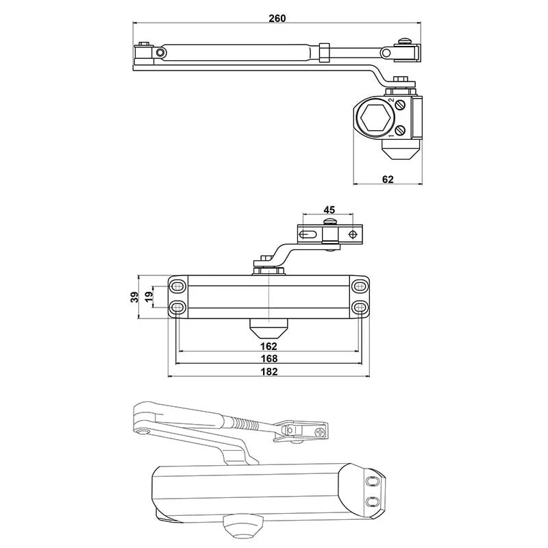 FERME PORTE LINCE CPA 23