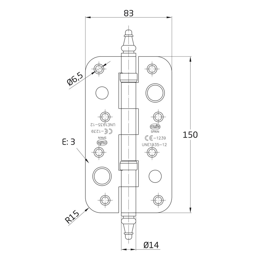 CHARNERE SECURITE AMIG MOD 566