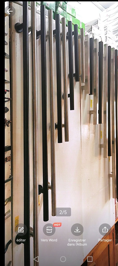 POIGNEE MARECHALE INOX 304