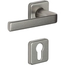 POIGNÉE ROSACE VACHETTE KAZA ARGENT