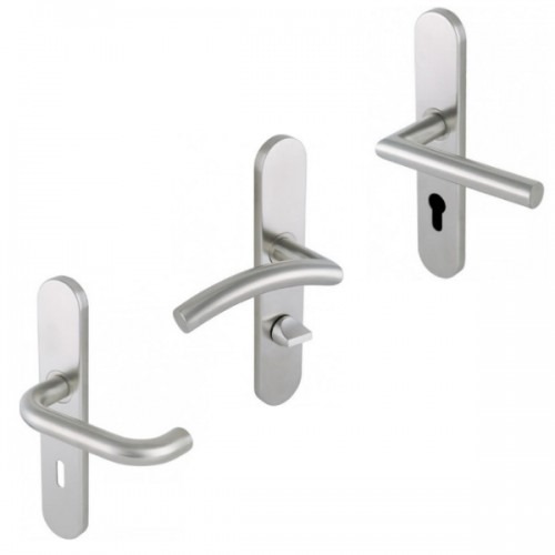 POIGNÉE INOX VACHETTE SUR PLAQUE 494